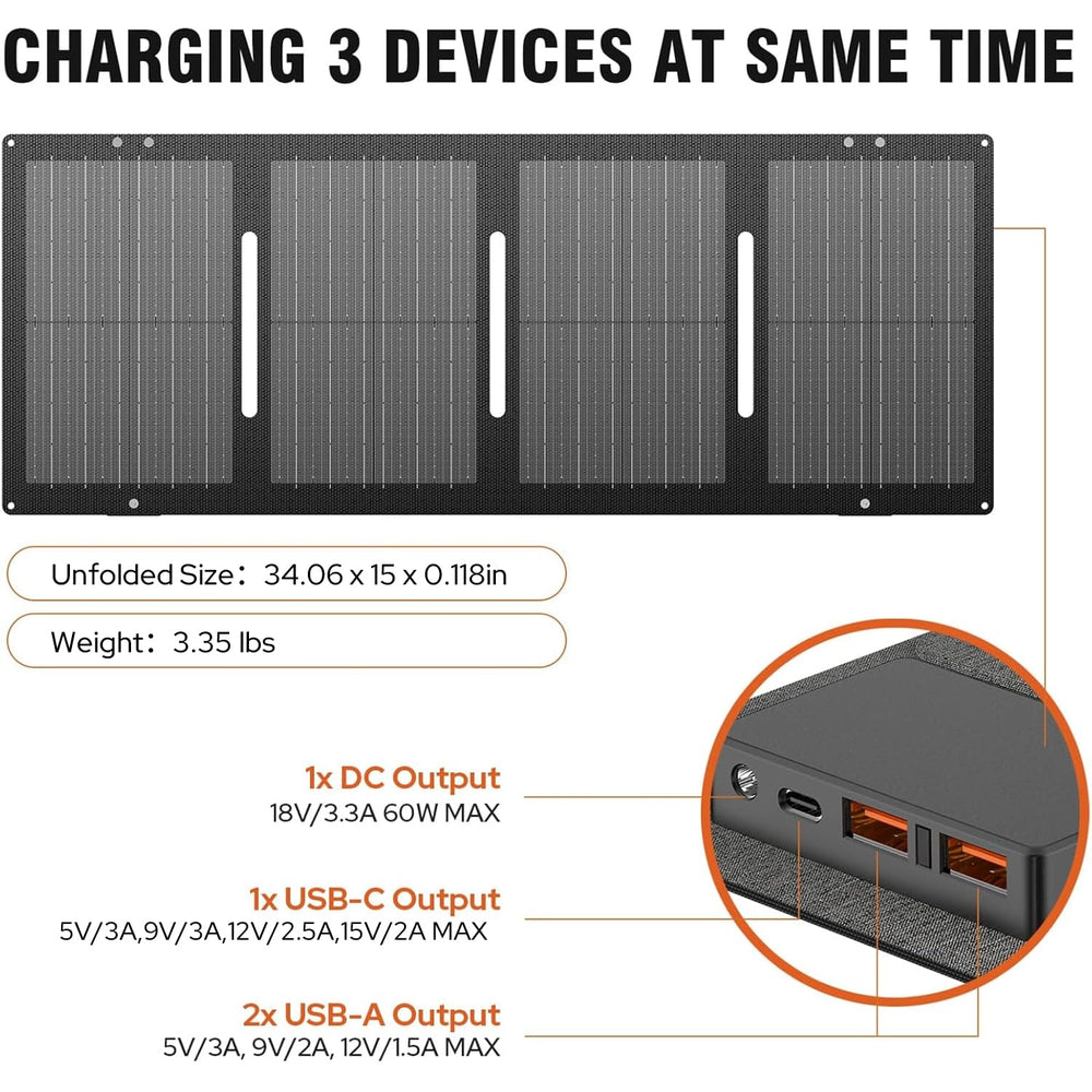 ZeroKor generator powering devices on a campsite table for outdoor convenience benefit