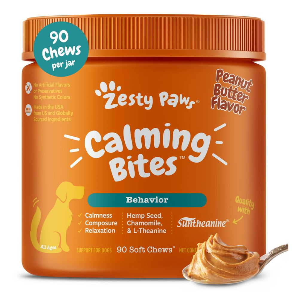 Zesty Paws front packaging showing product and benefits