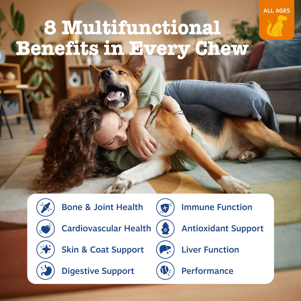 Zesty Paws chew close-up texture showing soft chewability for easy feeding