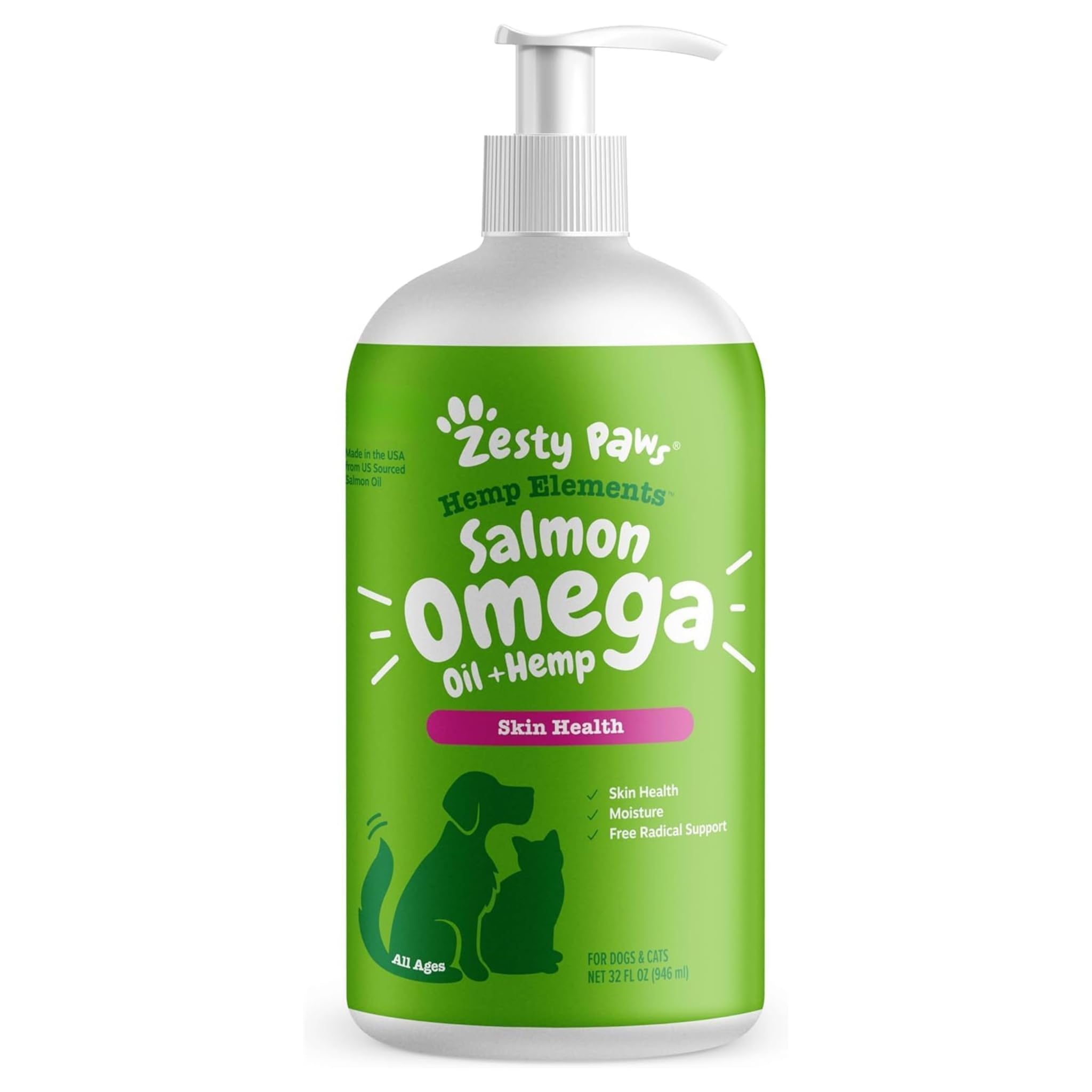 Zesty Paws bottle front label showing product name and benefits