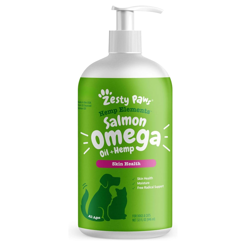 Zesty Paws bottle front label showing product name and benefits
