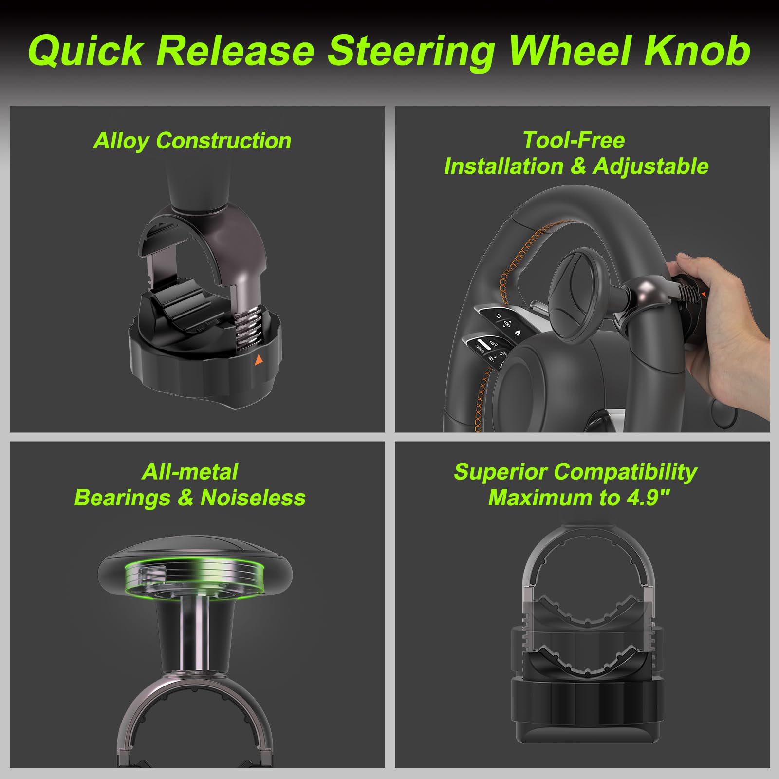 Zeyitian textured ergonomic grip reducing slippage and strain