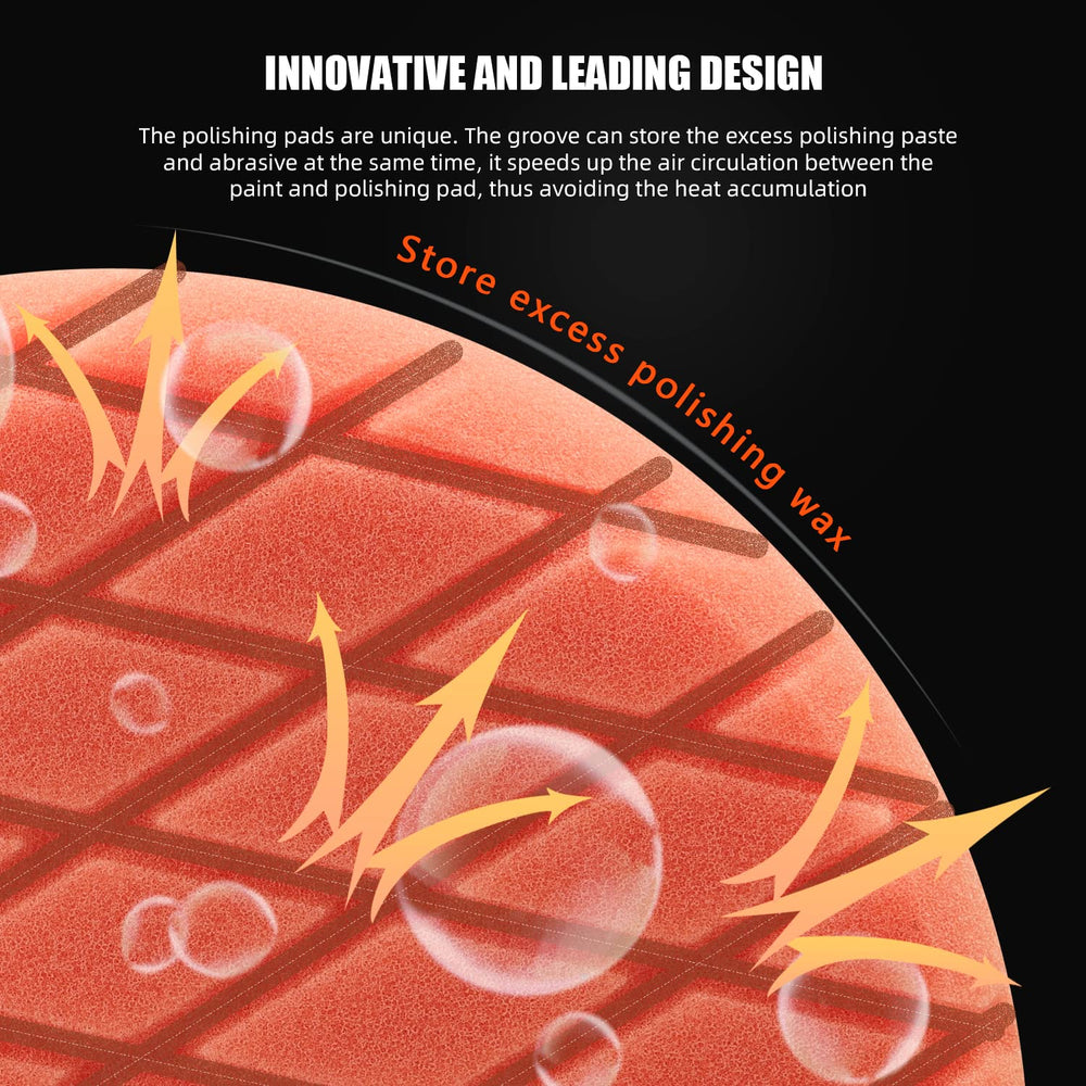 ZFE wool pad detail showing dense fibers for faster compounding and defect removal