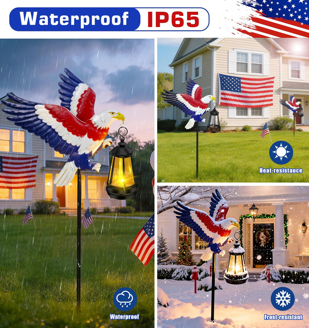 ZFNN eagle lantern closeup highlighting glowing light and decorative detail for ambience