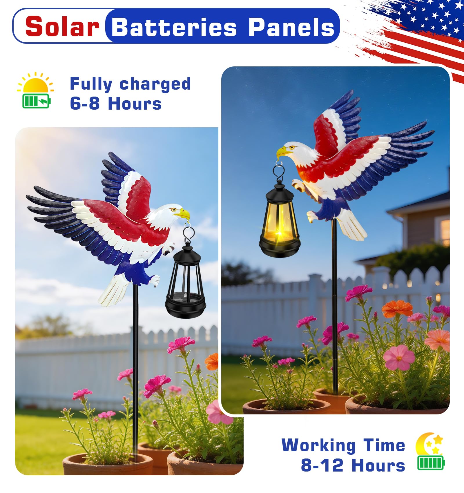 ZFNN solar panel top detail showing sun-facing panel for efficient daytime charging