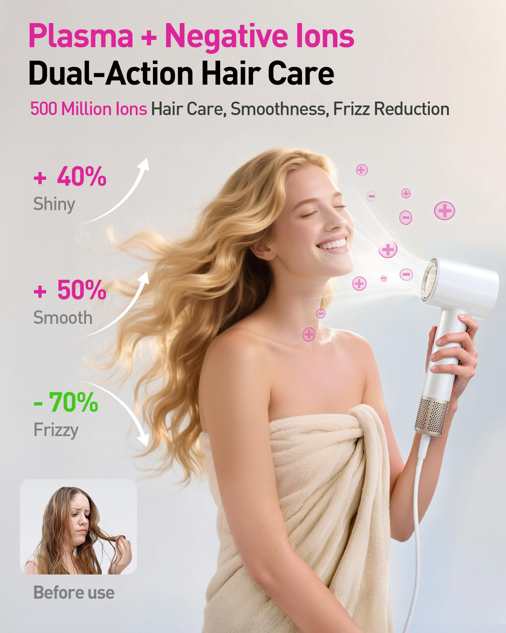 Zibtes diffuser attachment close-up showing airflow dispersion for defined curls