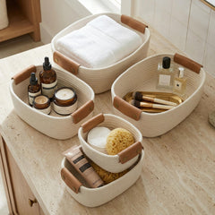 zicoto front view of five basket set showing organized look