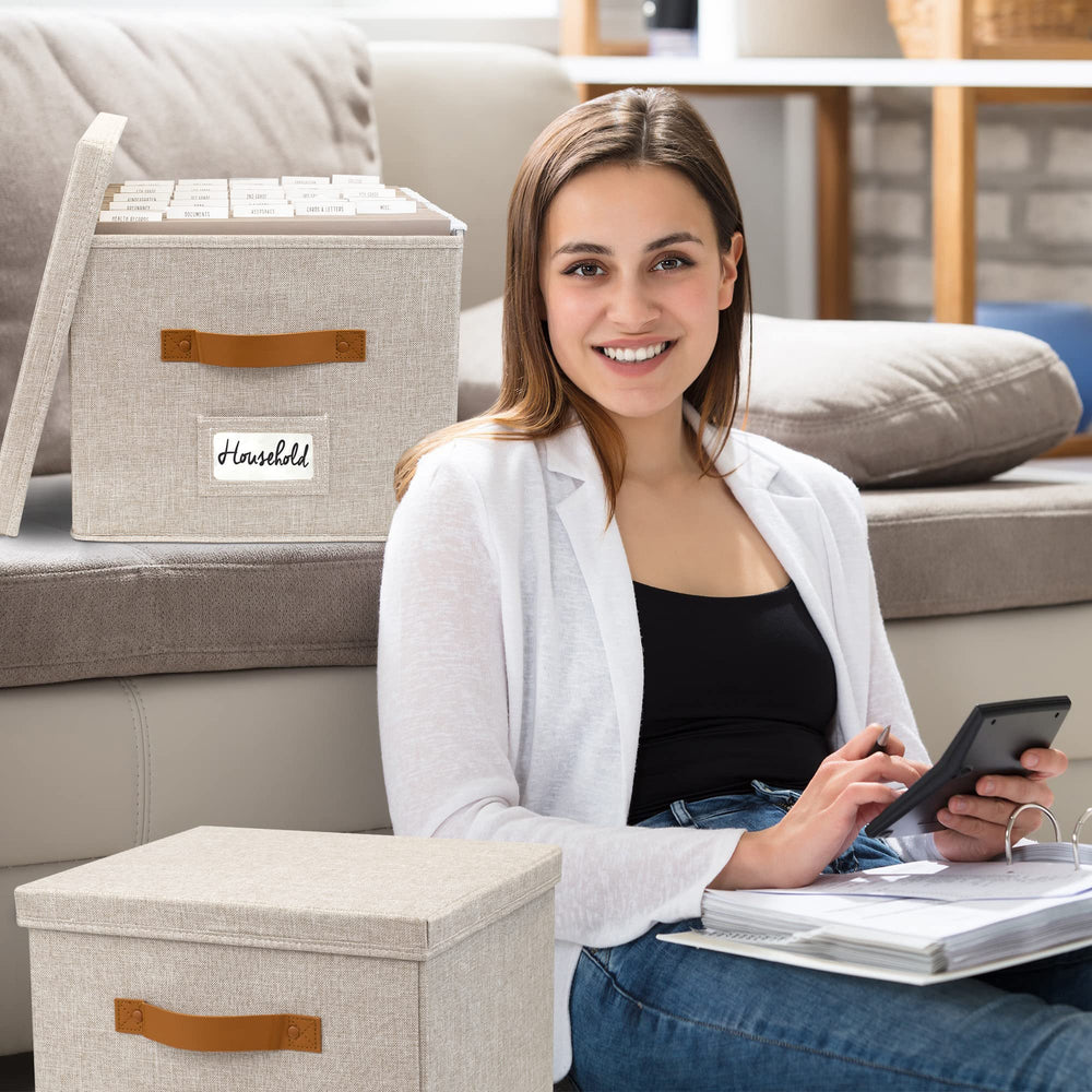 ZICOTO next to legal folders showing size capacity and filing compatibility benefit