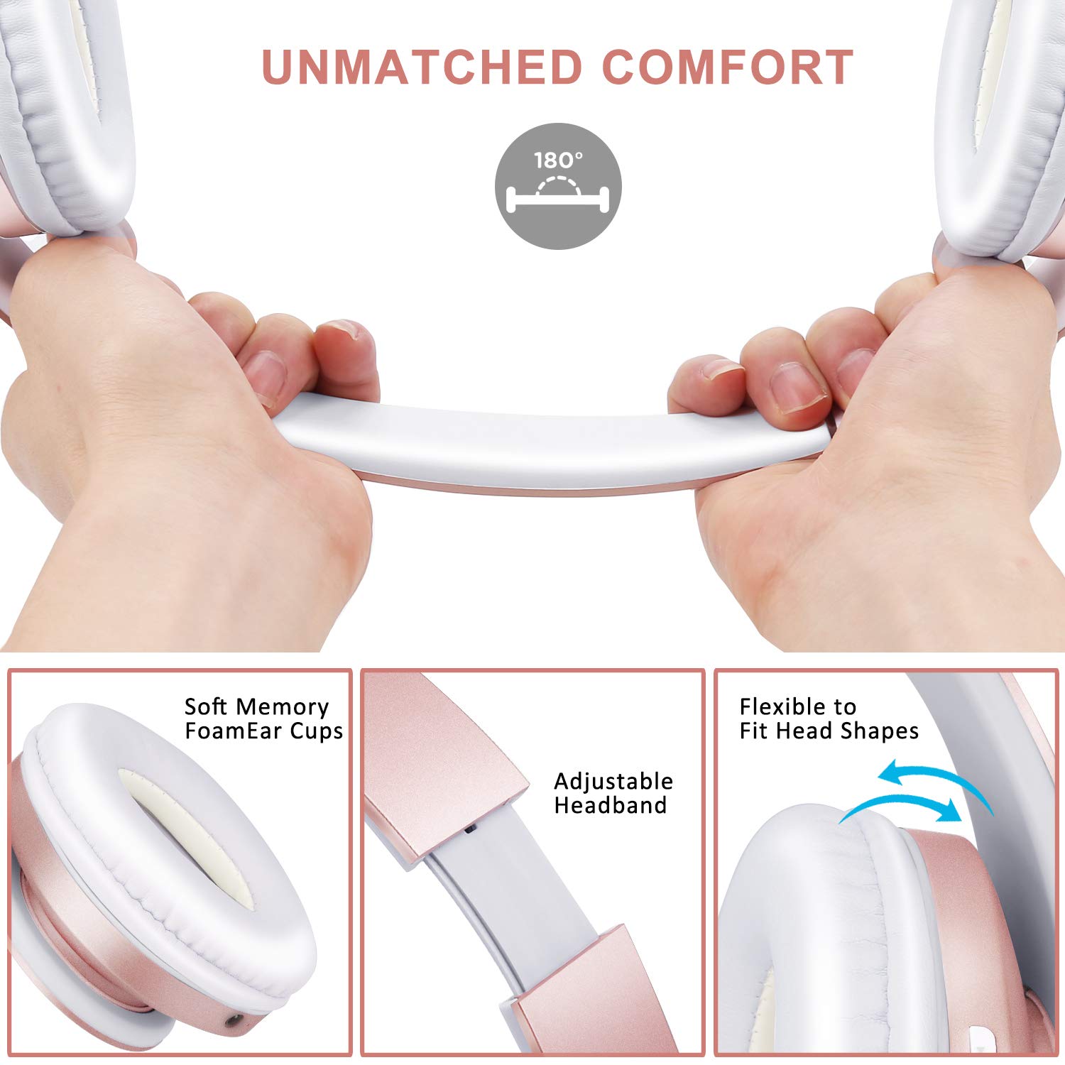 ZIHNIC headband stitching detail showing durable materials and fit benefit