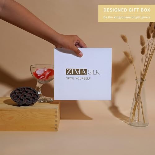 ZIMASILK bonnet styled on pillow for bedroom lifestyle and comfort