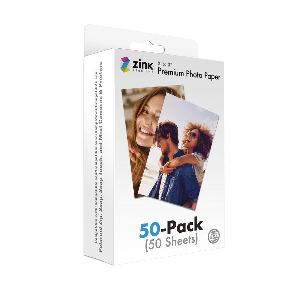Zink front packaging 50 pack showing compact supply and brand reliability