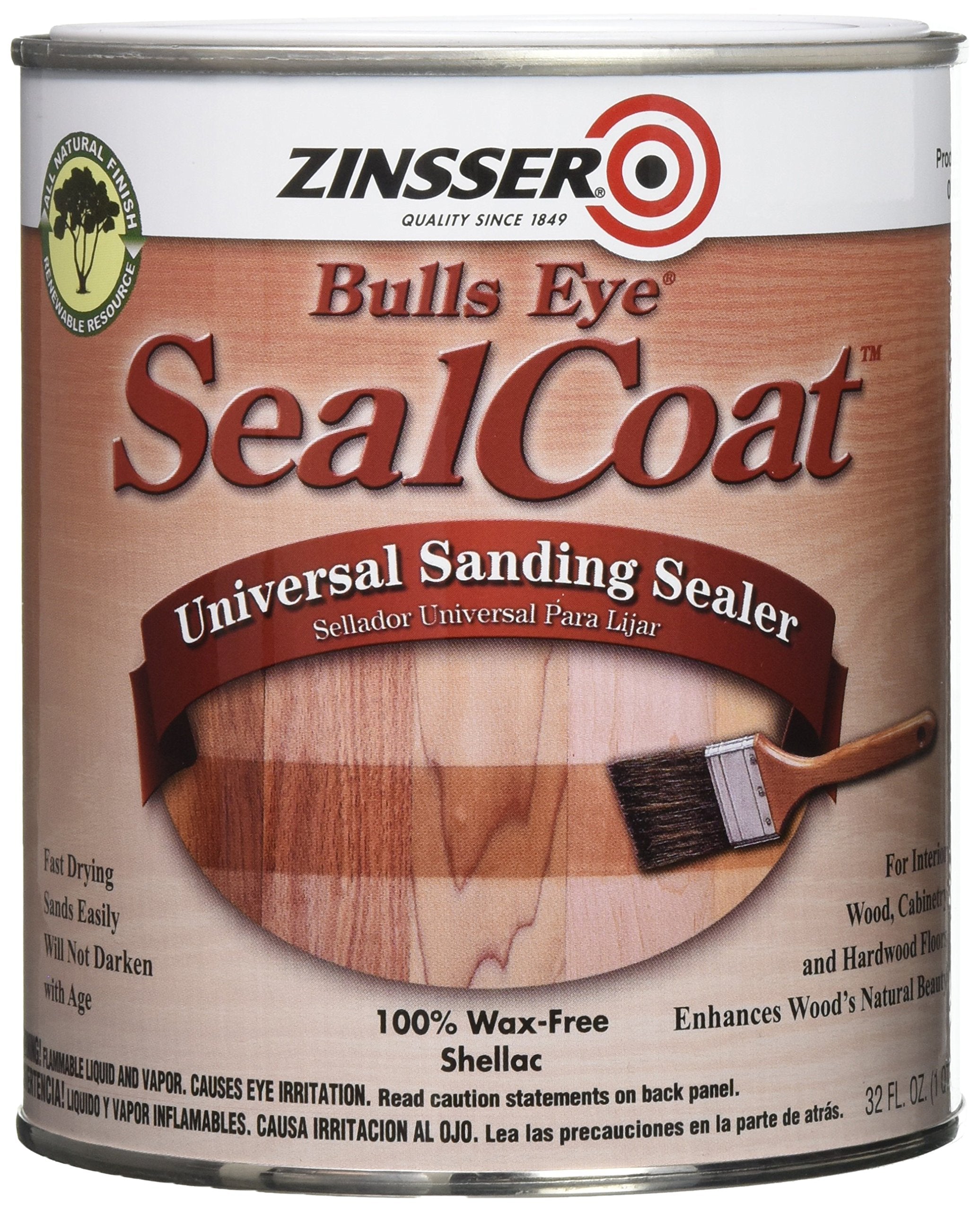 Zinsser front can view showing product branding and fast-drying benefit