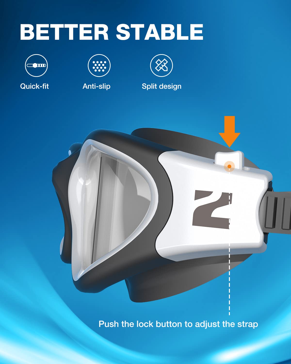 ZIONOR G1 SE ergonomic nose bridge close view benefit: comfortable adaptable fit