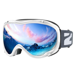 ZIONOR Lagopus front view showing white frame and wide vision benefit