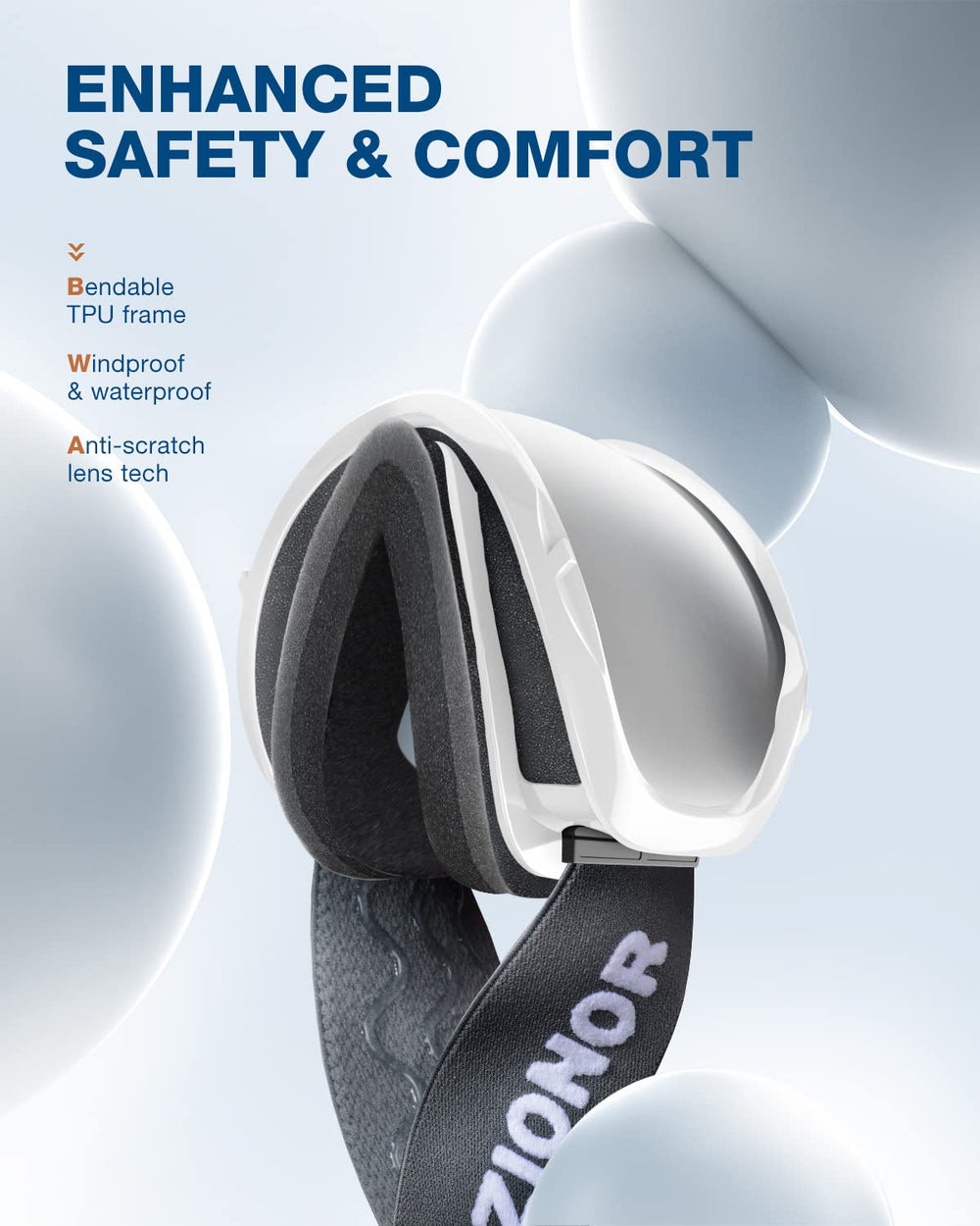 ZIONOR Lagopus held in hand showing size and portability benefit