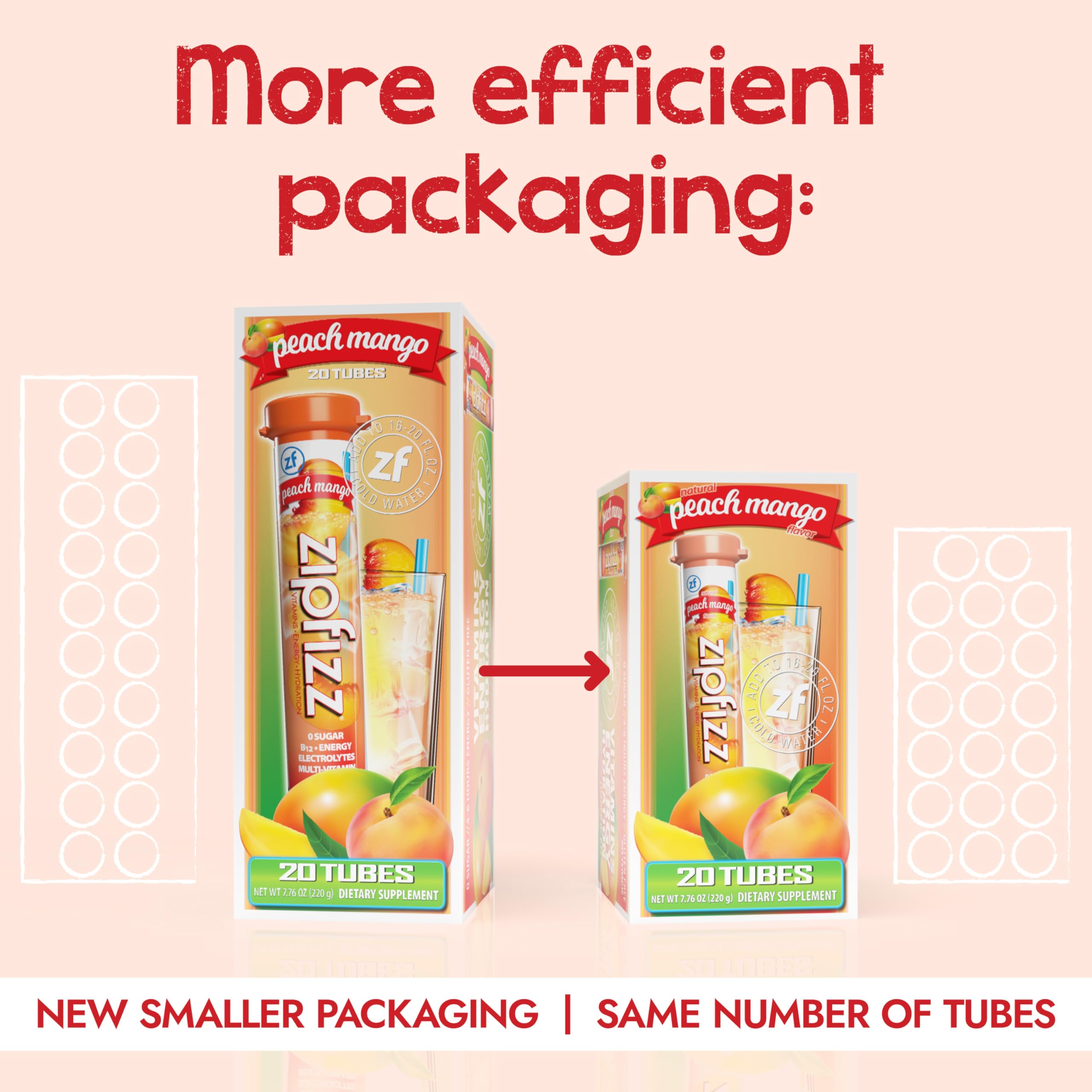 Zipfizz being mixed in water to show quick hydration and flavor