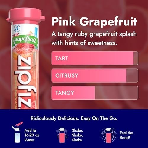 Zipfizz served in 16oz glass displaying proper dilution and taste benefit