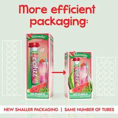 Zipfizz watermelon powder texture in hand showing fine mixable granules for smooth drink
