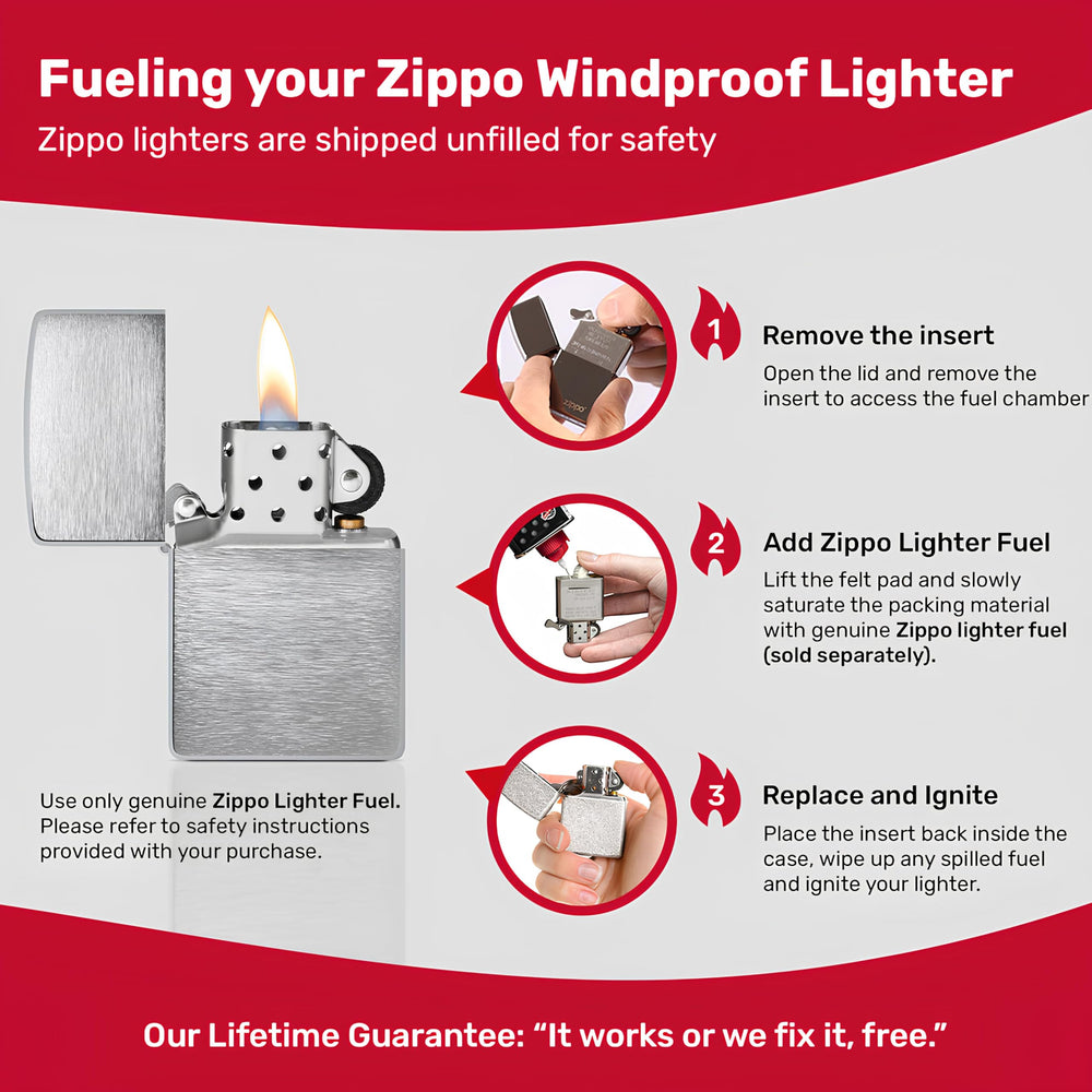 Zippo personalized engraving example portraying a customized thoughtful keepsake
