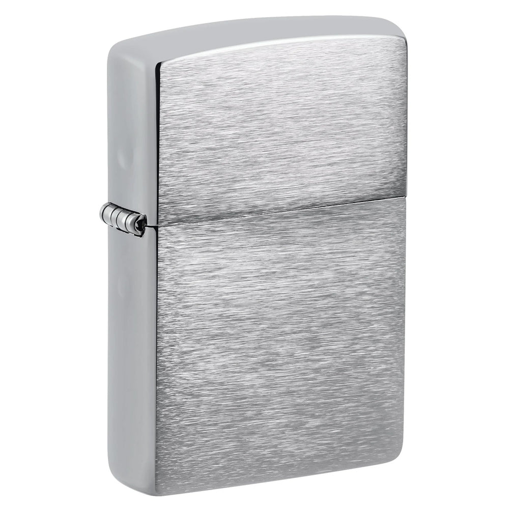 Zippo windproof chimney detail illustrating steady flame performance in breezy conditions