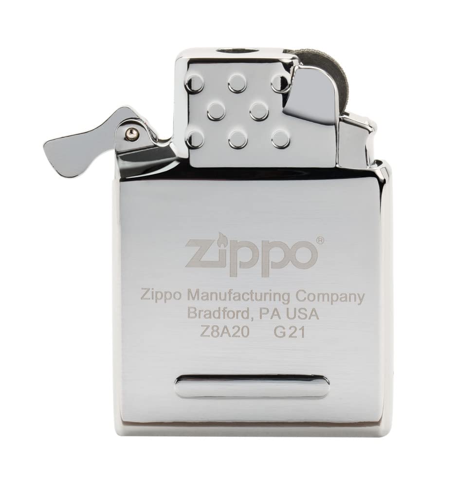 Zippo yellow flame insert close-up of yellow torch jet demonstrating focused heat benefit
