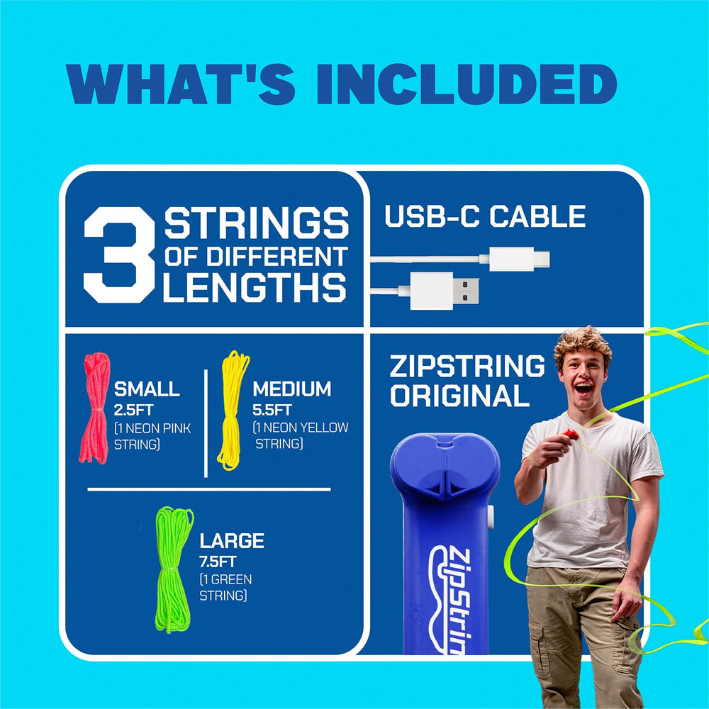 ZipString Bold Blue group playing outdoors showing social engagement and entertainment