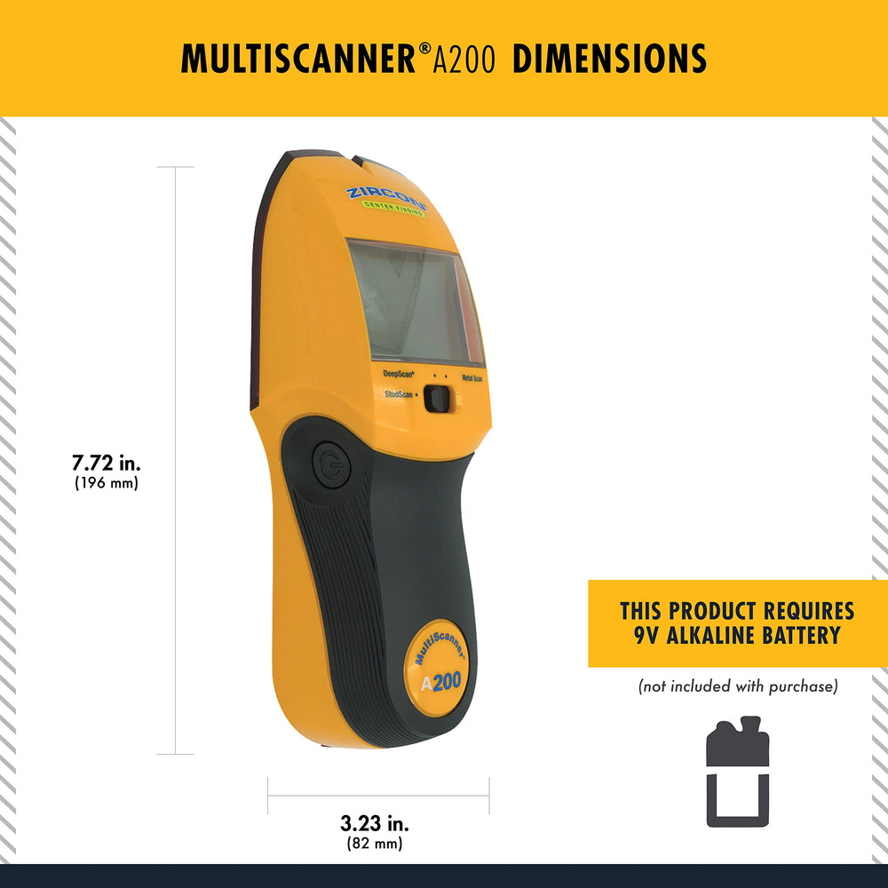 Zircon A200 held in hand showing compact size and ergonomic benefit
