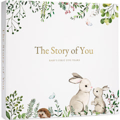 ZIRI & ZANE front cover showing woodland design and gold foil, elegant gift appeal