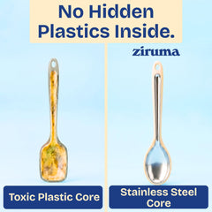 Ziruma stainless steel core cross-section revealing robust plastic-free construction benefit