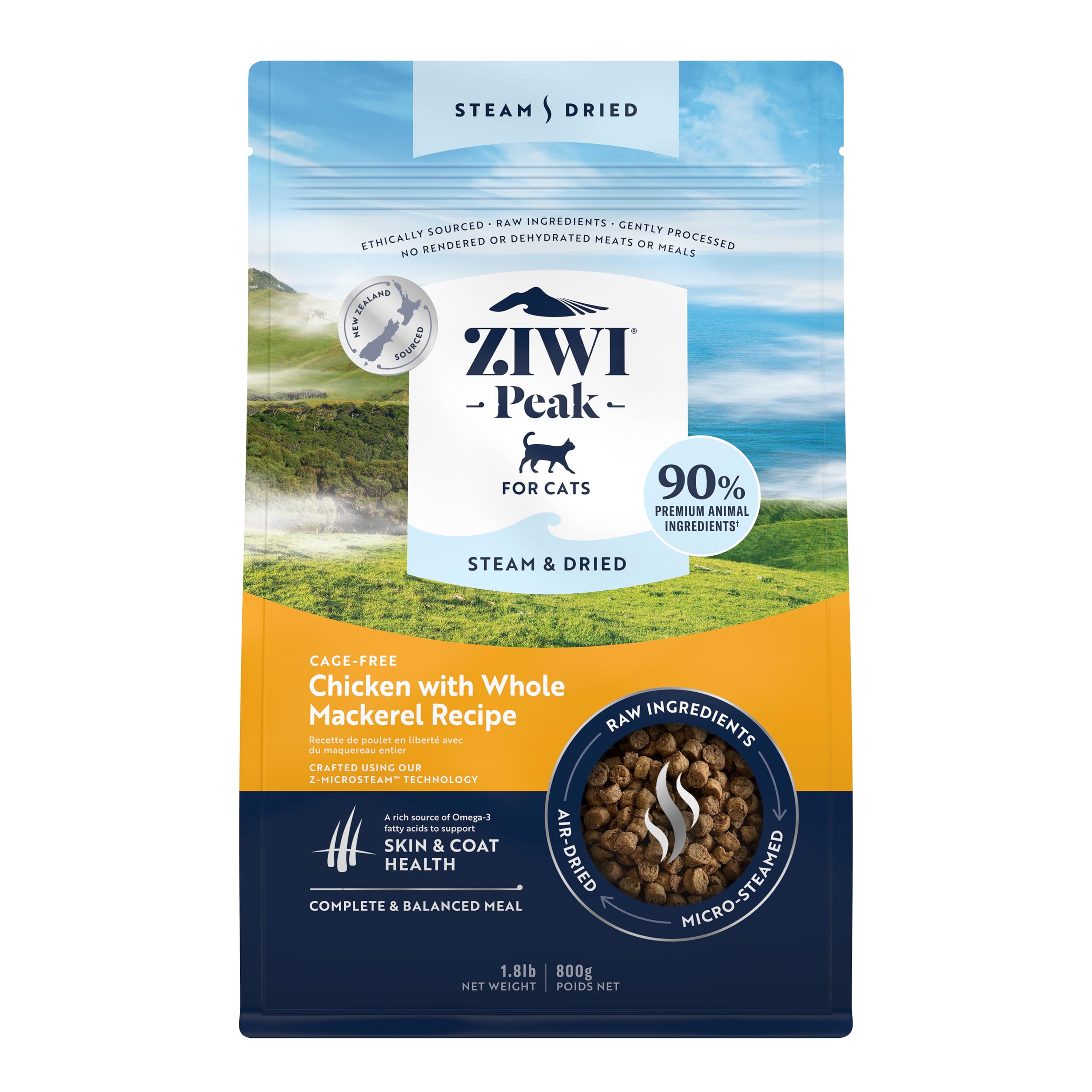 ZIWI front packaging 28.8oz showing product benefits and branding