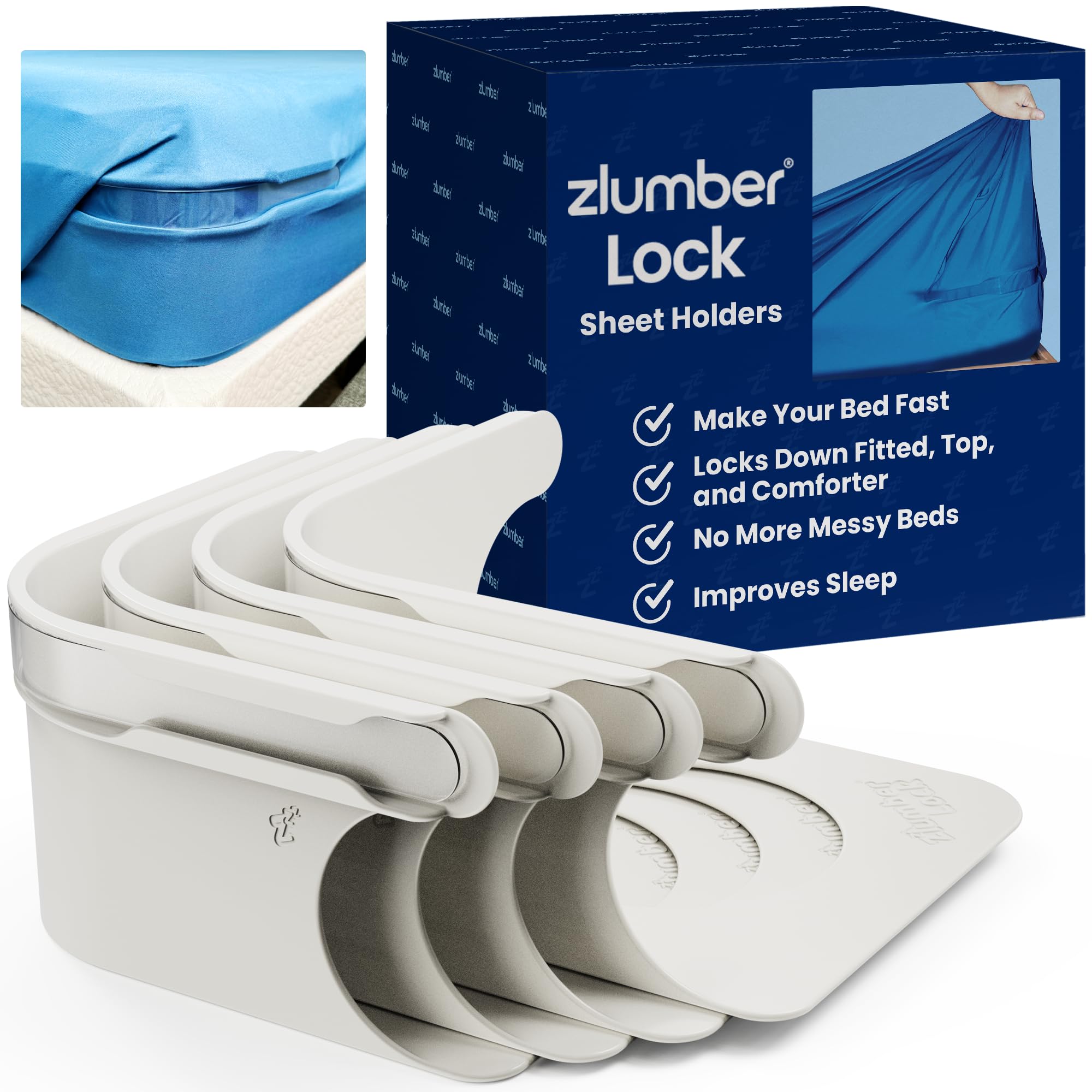 Zlumber branded front packaging showing components and secure system benefit