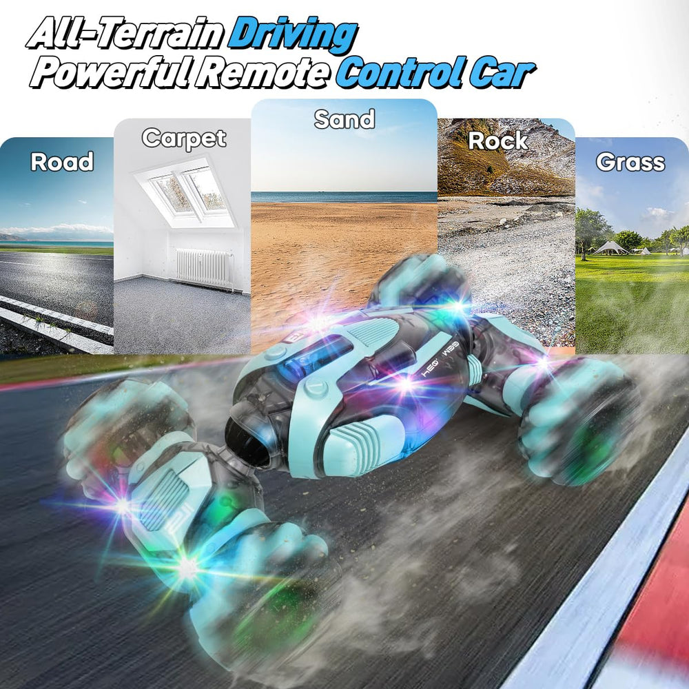 ZMMB performing spins on gravel demonstrating off-road capability
