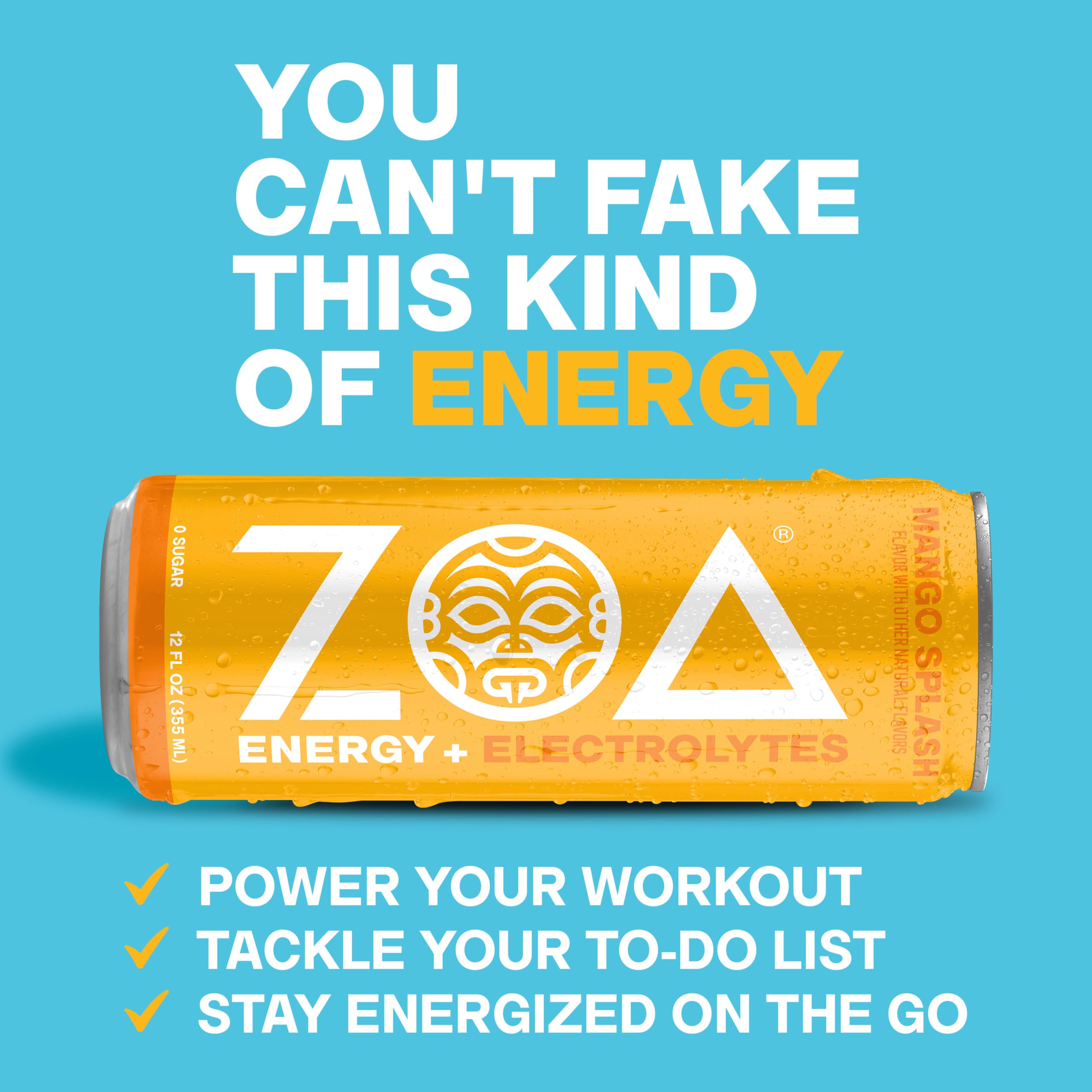 ZOA 12-pack on shelf emphasizing convenient supply and storage benefit