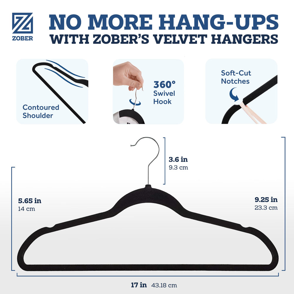 ZOBER notched shoulder detail securing straps and preventing slippage