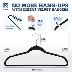 ZOBER notched shoulder detail securing straps and preventing slippage
