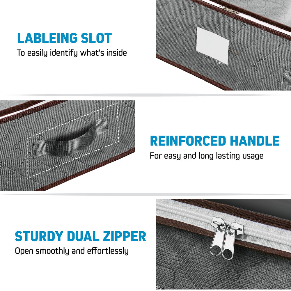 ZOBER reinforced handle close-up demonstrating easy sliding benefit