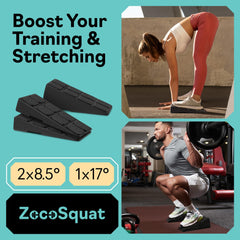 ZocoSquat silicone grip base close-up improving traction and safety