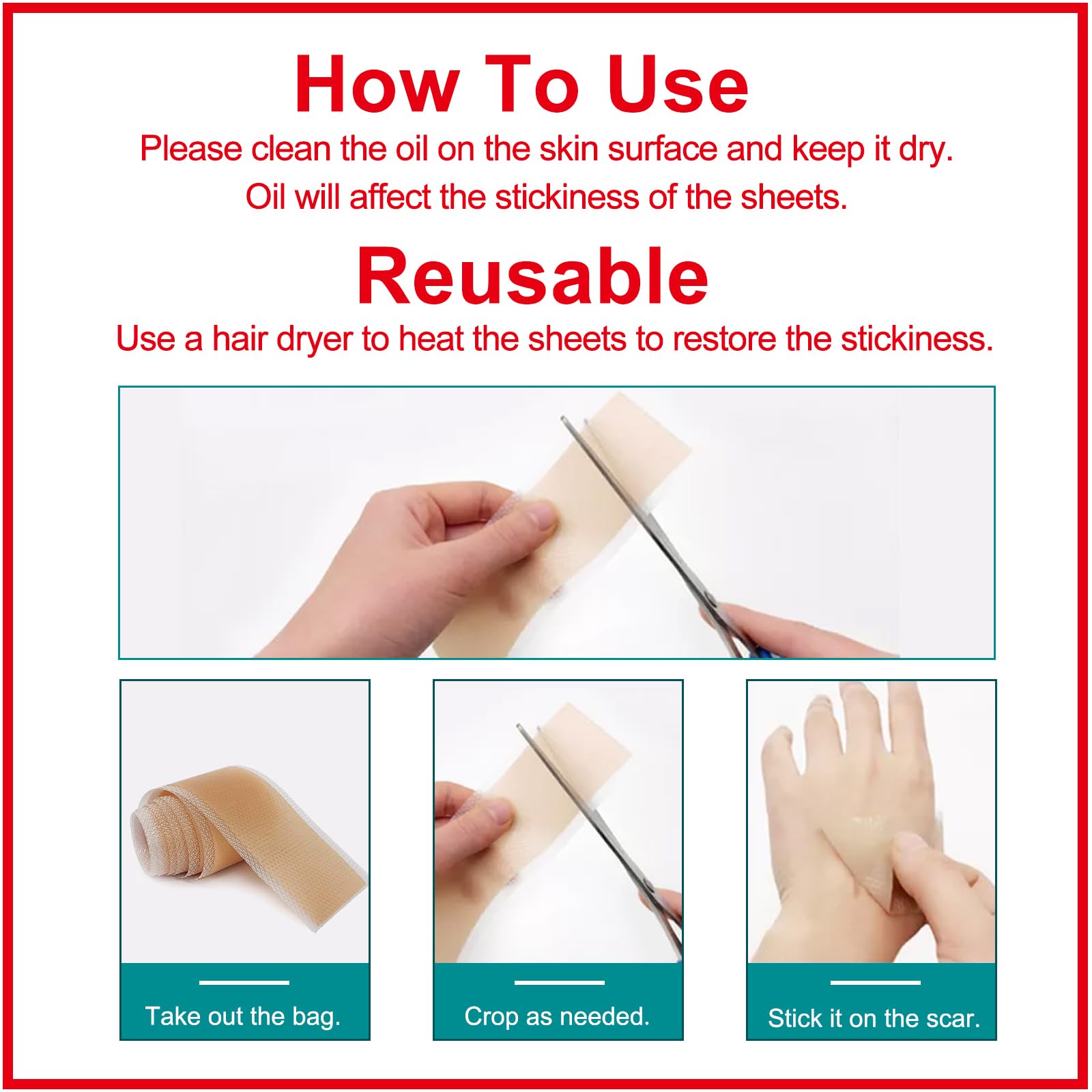 ZODENIS roll unspooled with ruler for length and scale benefit clarity