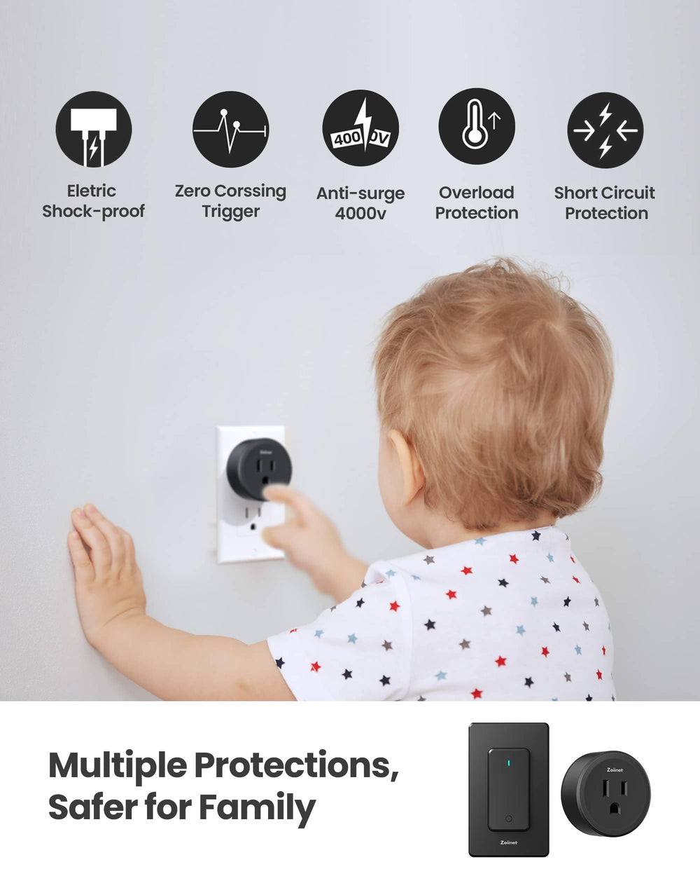Zoiinet remote held in hand showing one-touch control for quick appliance access