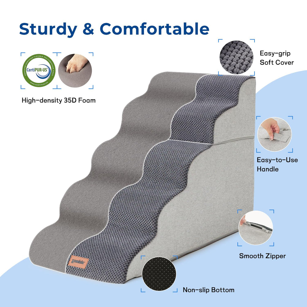 ZOMISIA non-slip bottom detail preventing stairs from sliding on floors