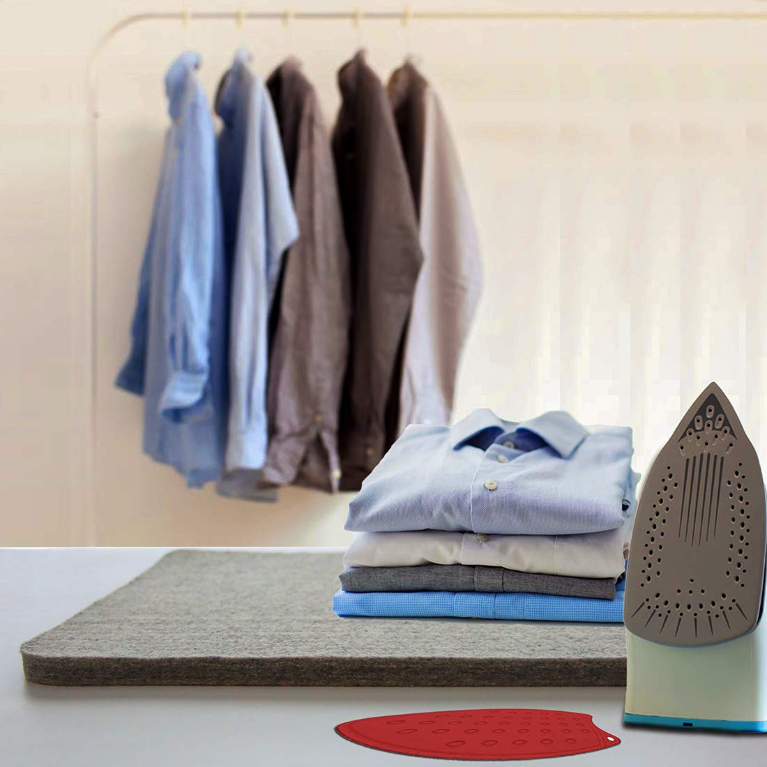 ZOMONETI mat folded in travel bag showing portability for on-the-go projects