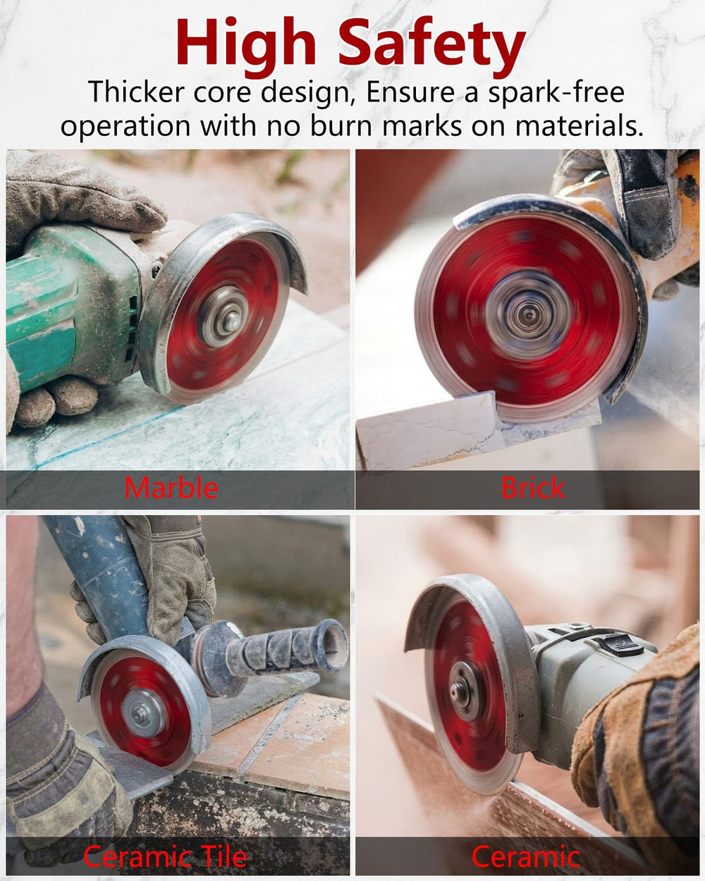 ZORUNNA blade thickness and rim profile highlighting low-chipping