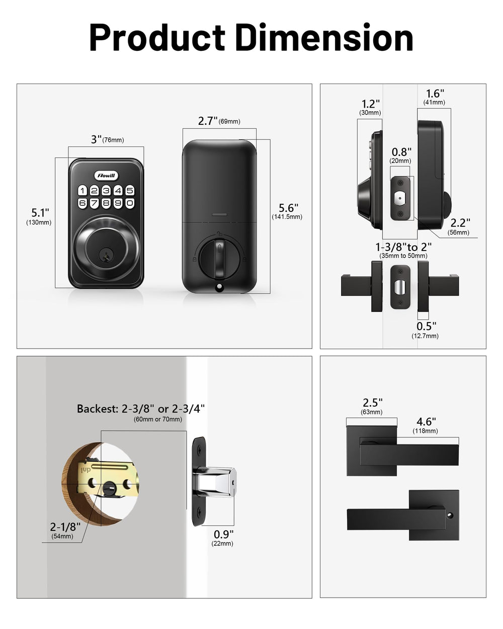 Zowill battery compartment open showing four AA batteries for long runtime