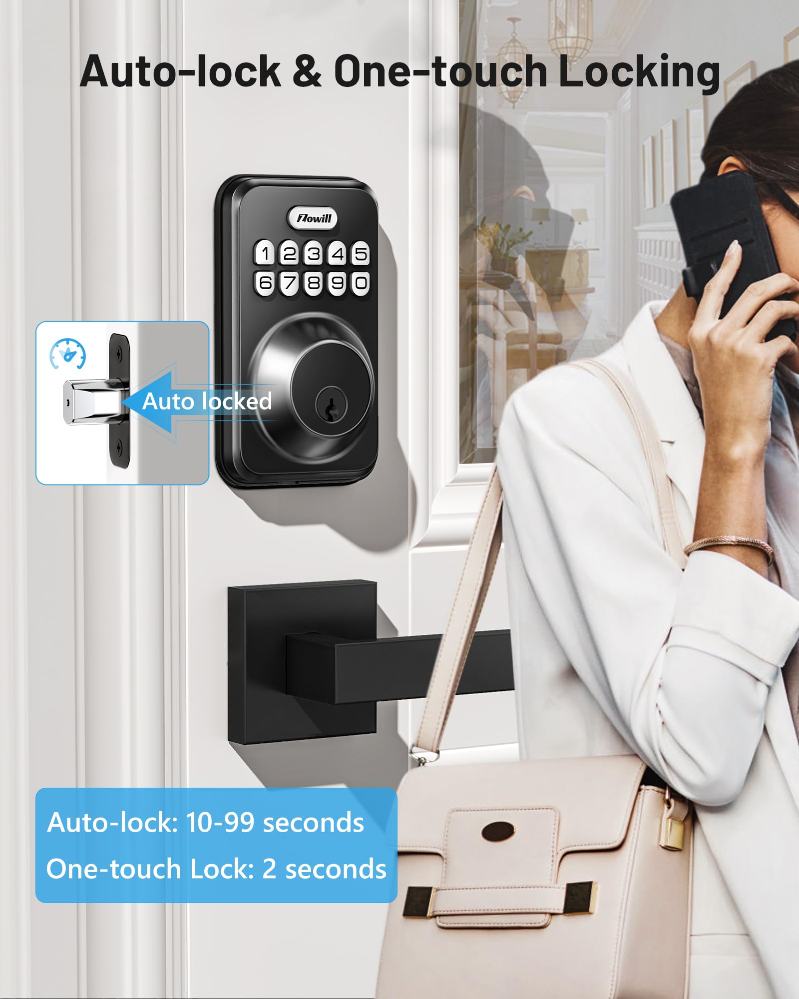 Zowill lever handle close-up highlighting solid alloy construction and grip comfort