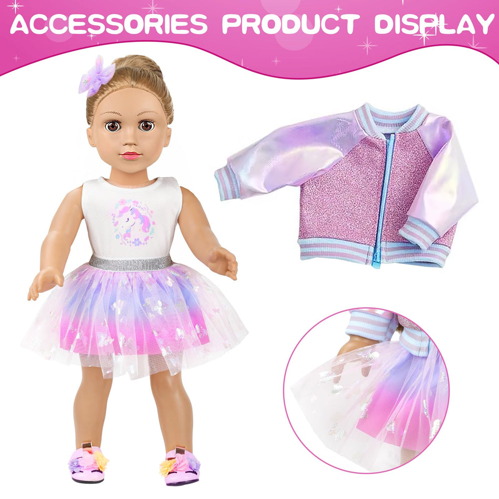 ZQDOLL full accessory set laid out to show included pieces and variety