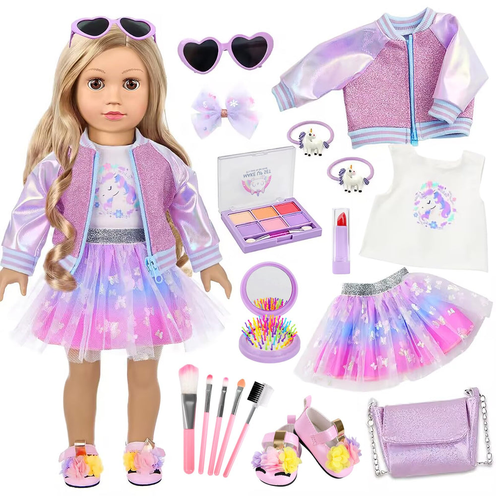 ZQDOLL front packaging showing outfit and accessories for quick gift selection