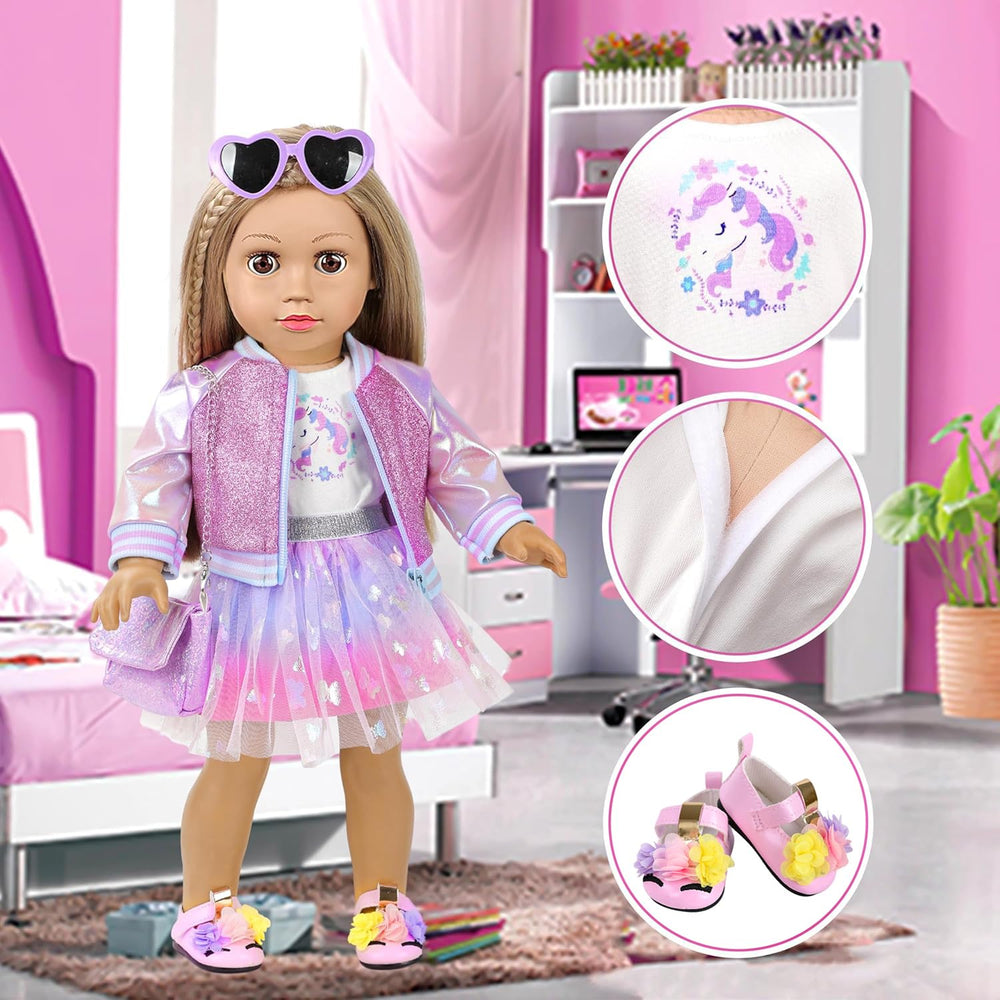 ZQDOLL doll shoes and messenger bag detail highlighting fit and quality