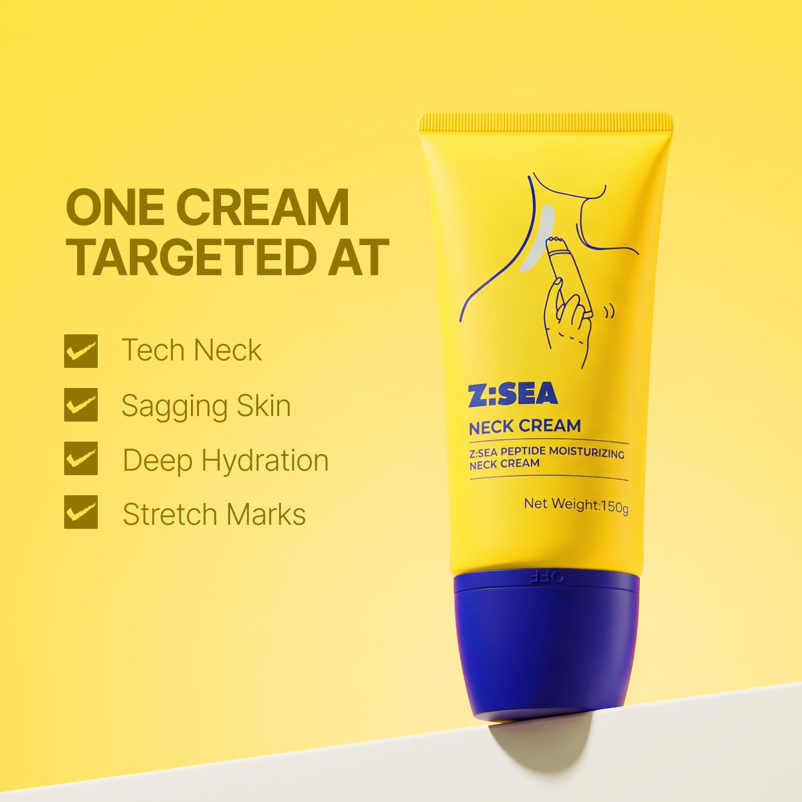 Z:SEA ingredient concept image highlighting peptides ceramides and shea butter
