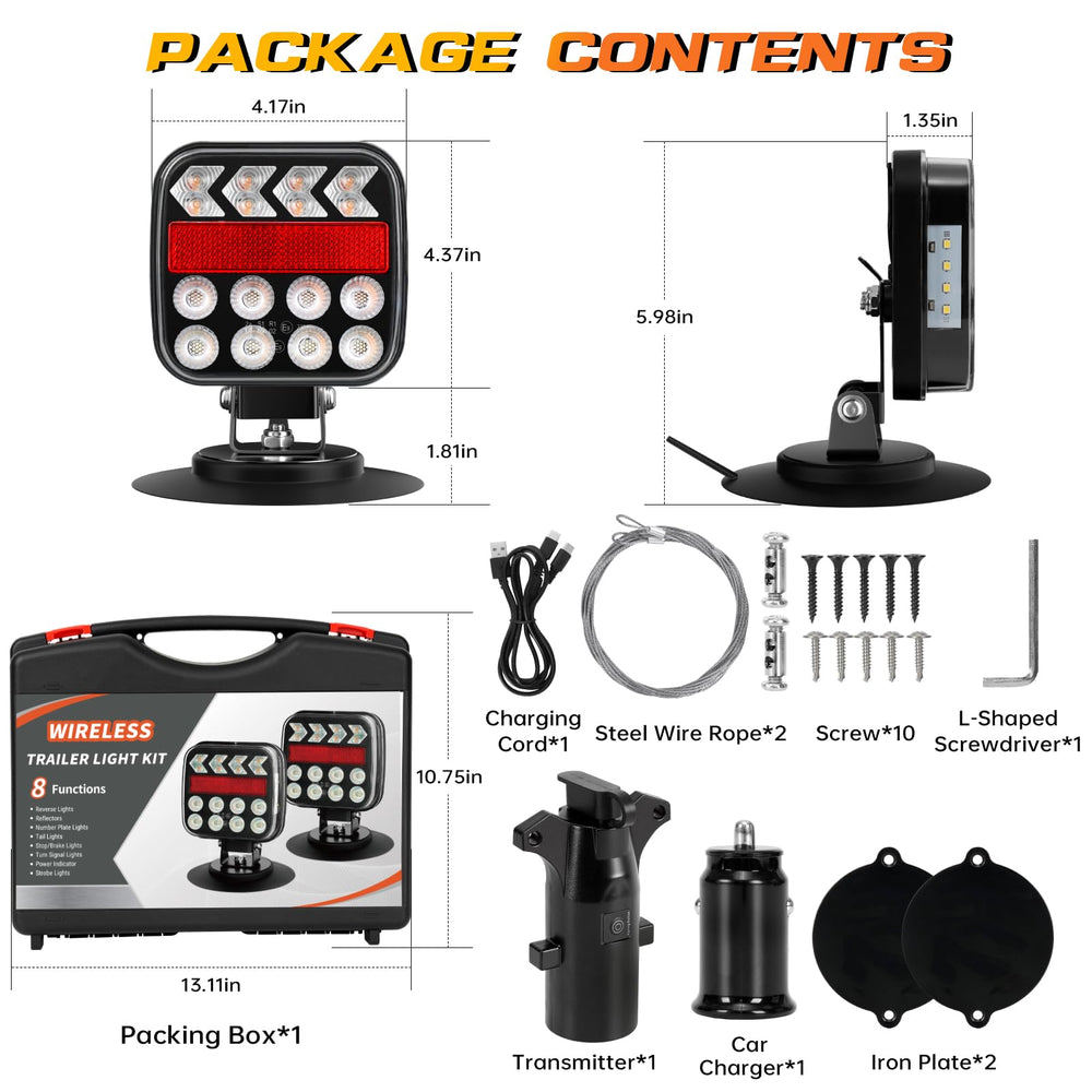ZUNAICE tail light next to hand for size scale showing portable convenience benefit
