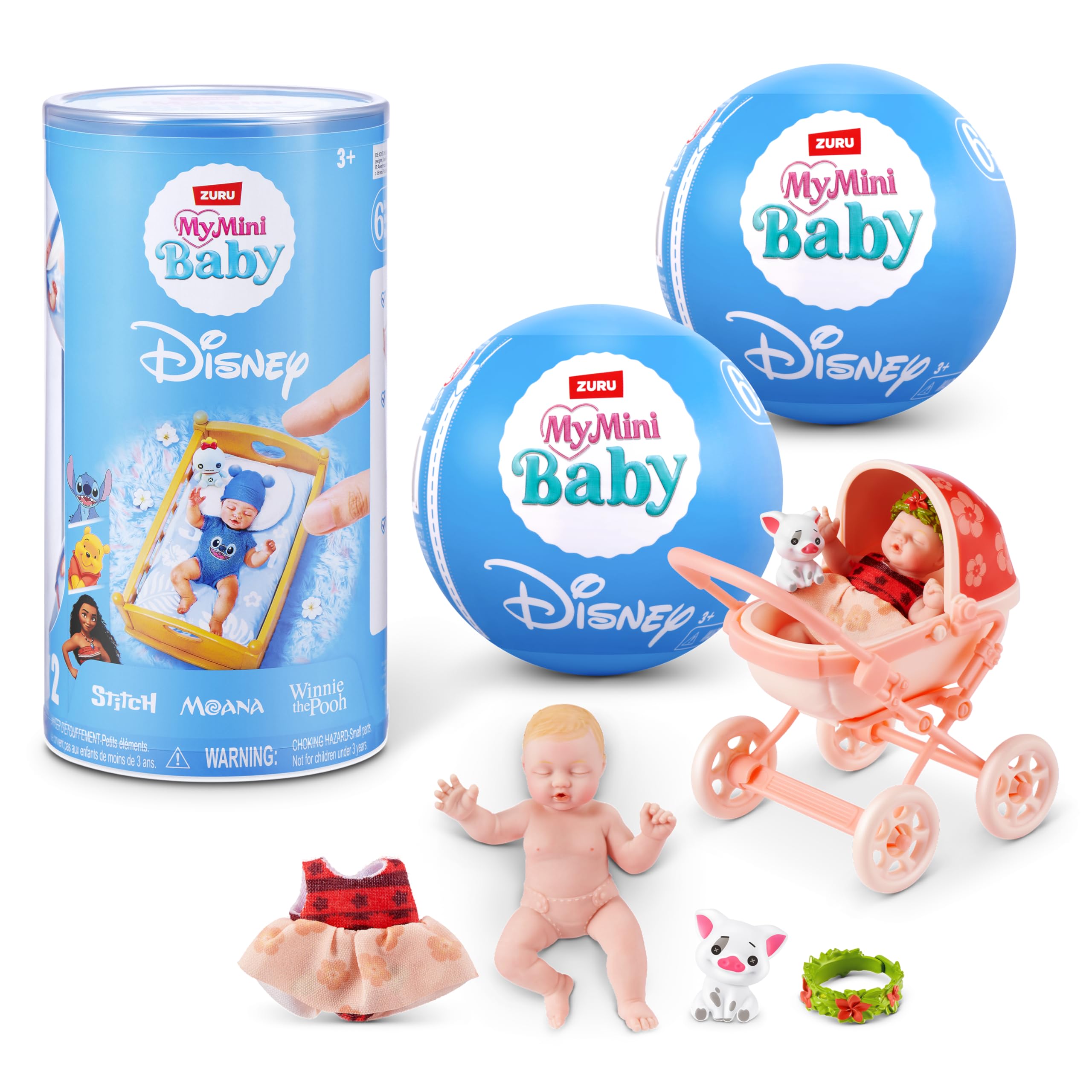 ZURU MY MINI front packaging showing 2-pack capsule and Disney logo for gift appeal